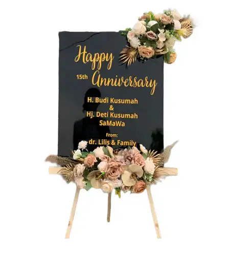 Papan Bunga Akrilik Blitar