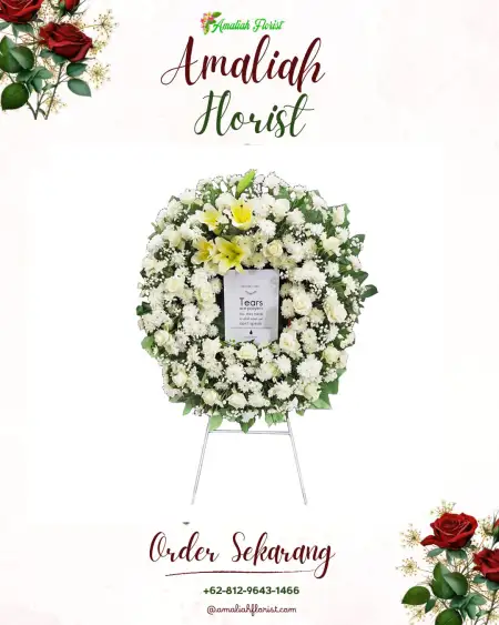 Krans Bunga Duka Blitar