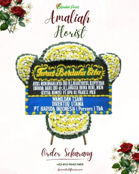 Papan Bunga Duka Blitar